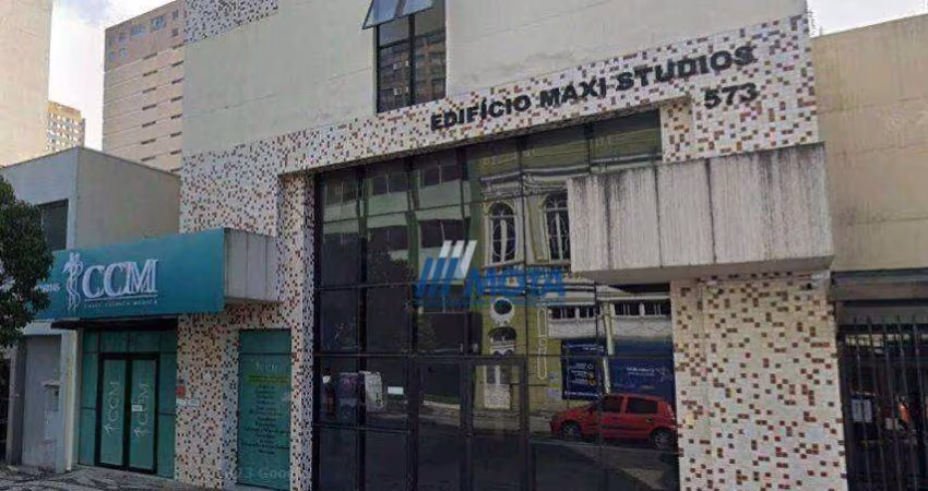 Studio com 1 dormitório para alugar, 28 m² por R$ 1.763,00/mês - Centro - Curitiba/PR