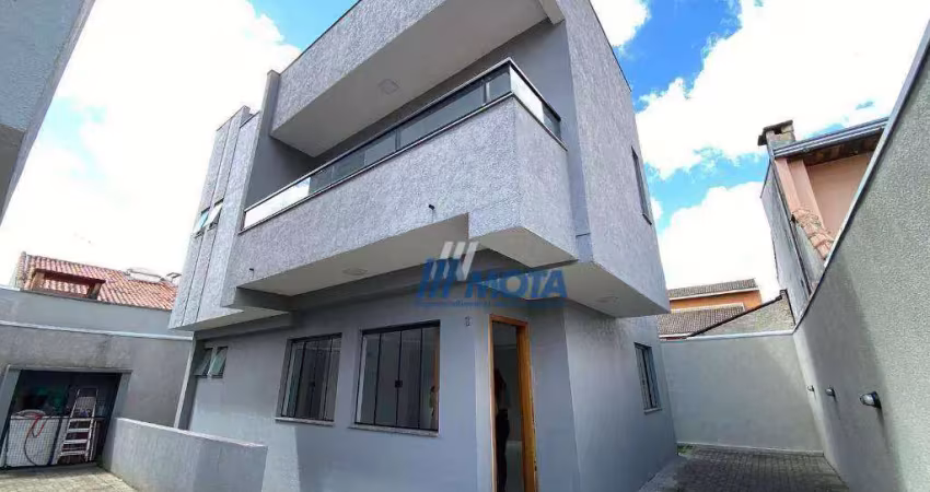 Sobrado com 4 dormitórios à venda, 129 m² por r$ 665.600,00 - cajuru - curitiba/pr