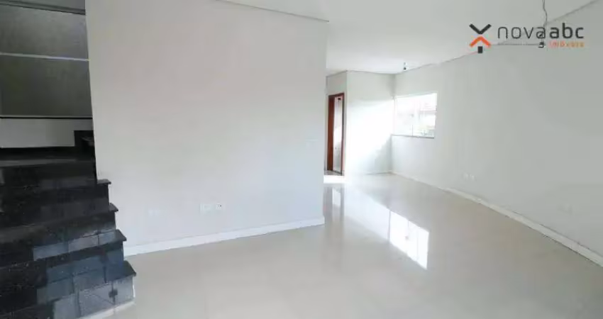 Sobrado com 3 dormitórios para alugar, 163 m² por R$ 3.900,00/mês - Vila Curuçá - Santo André/SP
