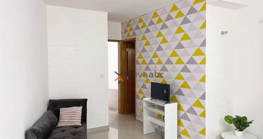 Apartamento com 2 dormitórios para alugar, 56 m² por r$ 2.950,00/mês - vila dora - santo andré/sp