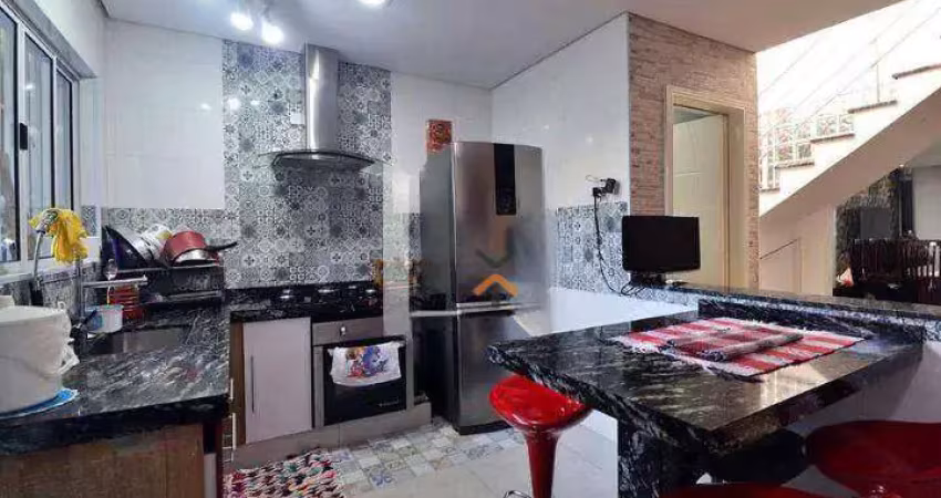 Sobrado com 3 dormitórios à venda, 185 m² por r$ 905.000,00 - vila léa - santo andré/sp