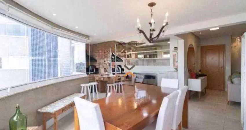 Apartamento com 3 dormitórios à venda, 126 m² por R$ 1.430.000,00 - Vila Scarpelli - Santo André/SP