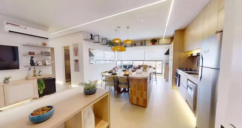 Apartamento com  3 Dormitórios/Suite e 2 vagas de garagem, 83 m²  - Vila Floresta - Santo André/SP