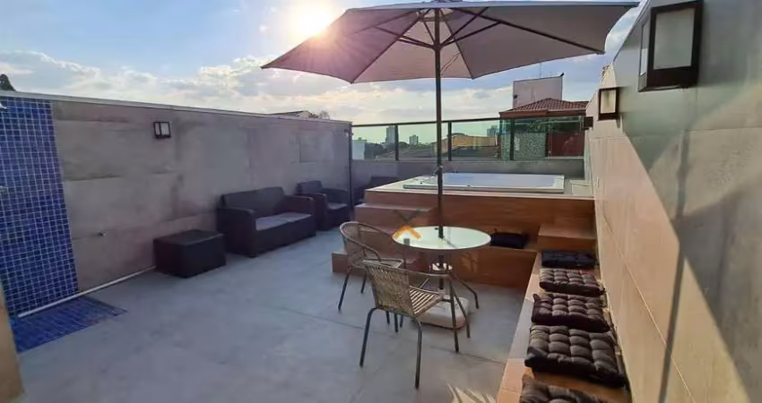 Cobertura com 2 dormitórios à venda, 150 m² por R$ 895.000,00 - Vila Valparaíso - Santo André/SP