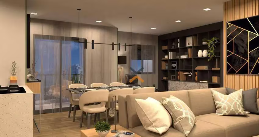 Cobertura com 3 dormitórios à venda, 137 m² por R$ 1.334.740,64 - Vila Valparaíso - Santo André/SP