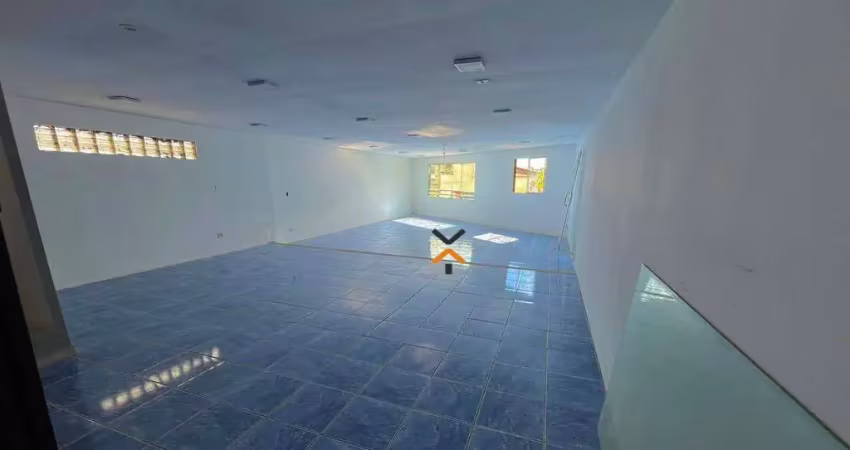 Salão para alugar, 90 m² por r$ 3.045,00/mês - vila eldízia - santo andré/sp