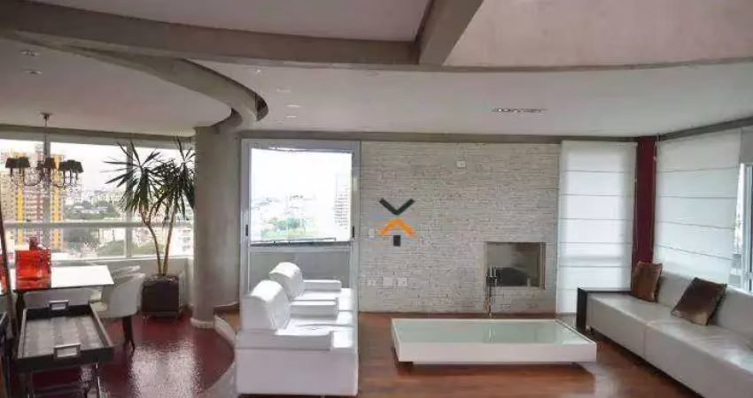 Apartamento duplex, 414 m² - venda por r$ 3.500.000,00 ou aluguel por r$ 22.650,00/mês - jardim - santo andré/sp
