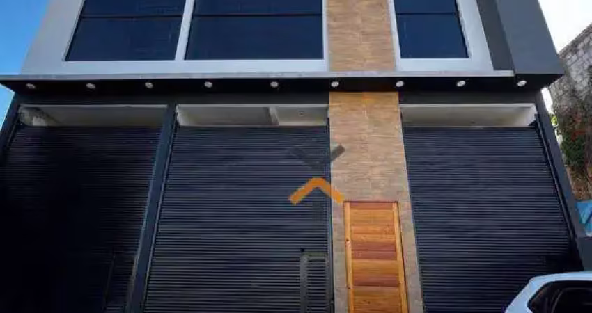 Galpão para alugar, 100 m² por r$ 7.000,01/mês - paraíso - santo andré/sp