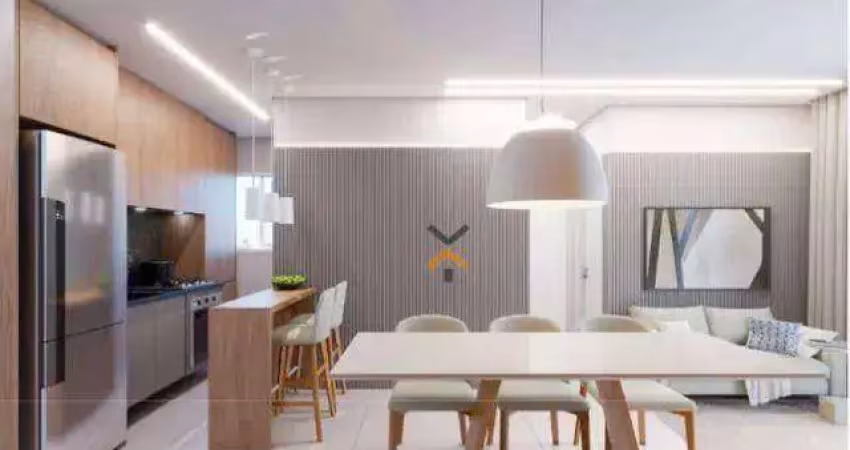 Apartamento com 2 dormitórios à venda, 55 m² por r$ 425.000,00 - vila alice - santo andré/sp