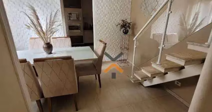 Sobrado com 3 dormitórios à venda, 108 m² por R$ 690.000,00 - Vila Alzira - Santo André/SP
