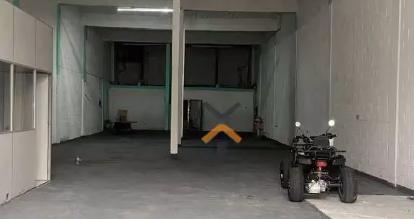 Galpão para alugar, 300 m² por r$ 10.400,00/mês - vila bastos - santo andré/sp