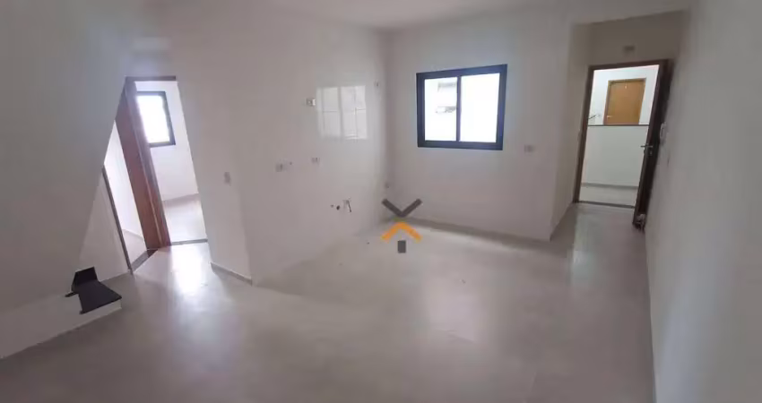 Cobertura com 2 dormitórios à venda, 86 m² por r$ 430.000,00 - vila linda - santo andré/sp
