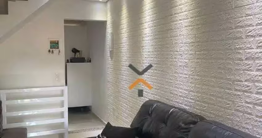 Sobrado com 3 dormitórios à venda, 130 m² por r$ 597.000,00 - jardim santo antônio - santo andré/sp
