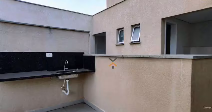 Cobertura com 2 dormitórios à venda, 84 m² por R$ 520.000,00 - Campestre - Santo André/SP
