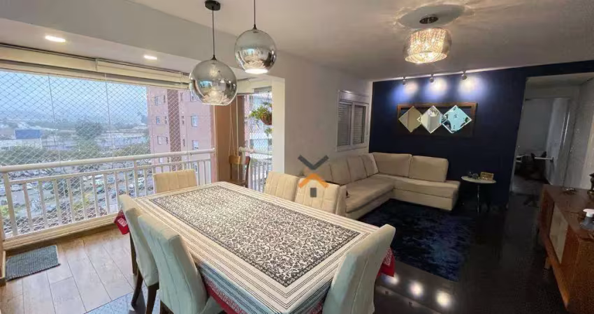 Apartamento com 3 dormitórios à venda, 88 m² por r$ 798.000,00 - vila homero thon - santo andré/sp