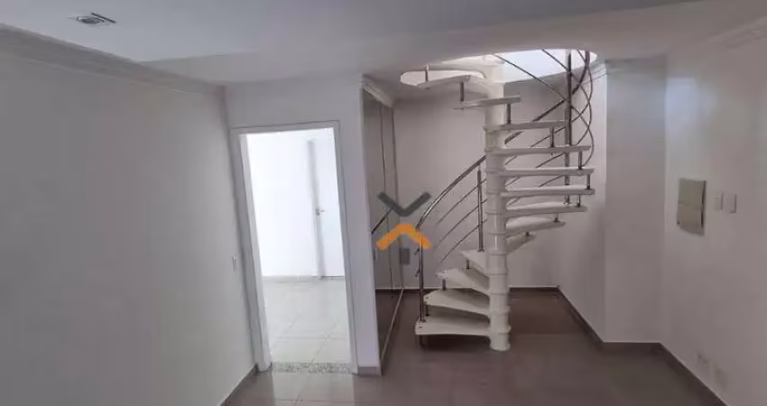 Apartamento duplex com 2 dormitórios à venda, 84 m² por r$ 490.000,00 - casa branca - santo andré/sp