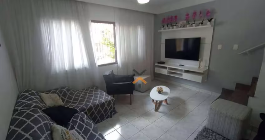 Sobrado com 3 dormitórios à venda, 142 m² por r$ 600.000,00 - vila sacadura cabral - santo andré/sp