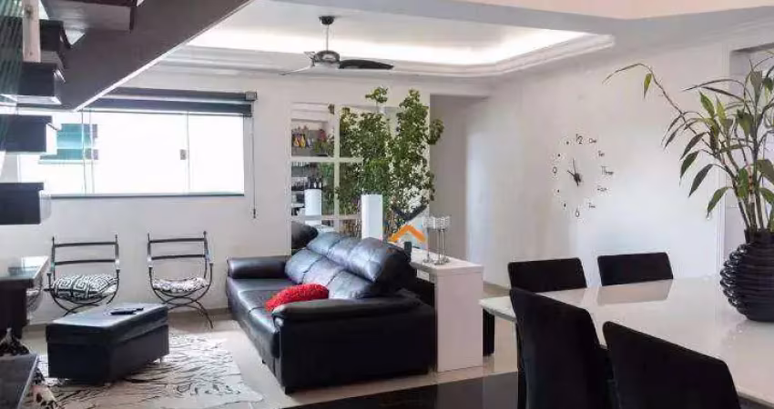 Apartamento Duplex com 3 dormitórios para alugar, 335 m² por R$ 8.271,00/mês - Campestre - Santo André/SP