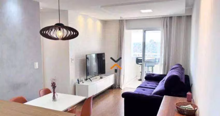 Apartamento com 2 dormitórios à venda, 53 m² por r$ 340.000 - vila tibiriçá - santo andré/sp
