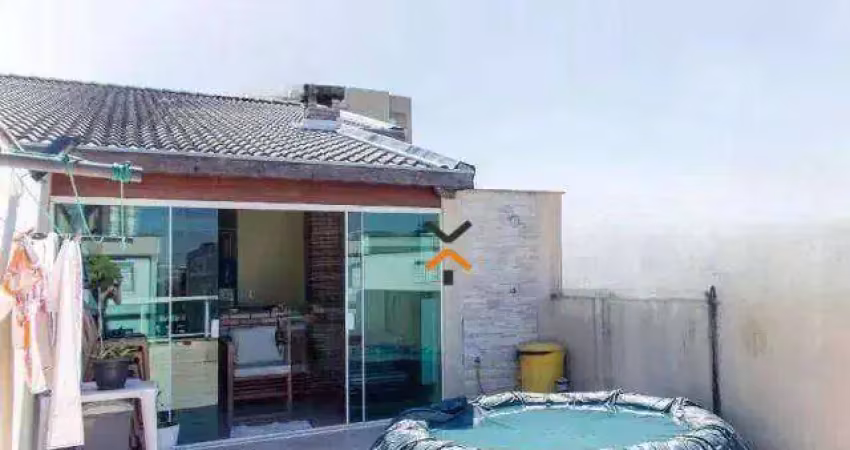 Cobertura com 4 dormitórios à venda, 180 m² por R$ 980.000,00 - Jardim - Santo André/SP