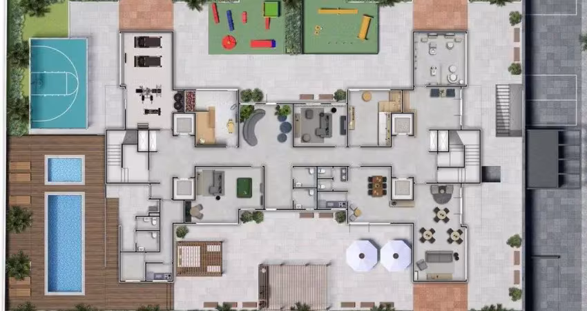 Apartamento com 2 quartos à venda na Rua dos Coqueiros, Campestre, Santo André