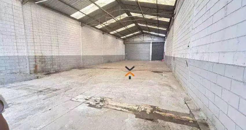 Galpão para alugar, 500 m² por r$ 23.000,00/mês - jardim - santo andré/sp