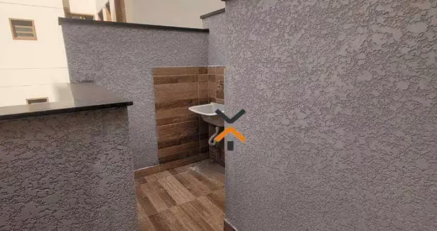 Cobertura com 2 dormitórios à venda, 92 m² por r$ 590.000,00 - vila bastos - santo andré/sp