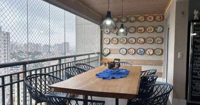 Apartamento com 3 dormitórios à venda, 118 m² por r$ 1.200.000,00 - vila baeta neves - são bernardo do campo/sp