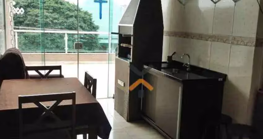 Cobertura com 2 dormitórios à venda, 76 m² por r$ 356.000,00 - vila humaitá - santo andré/sp