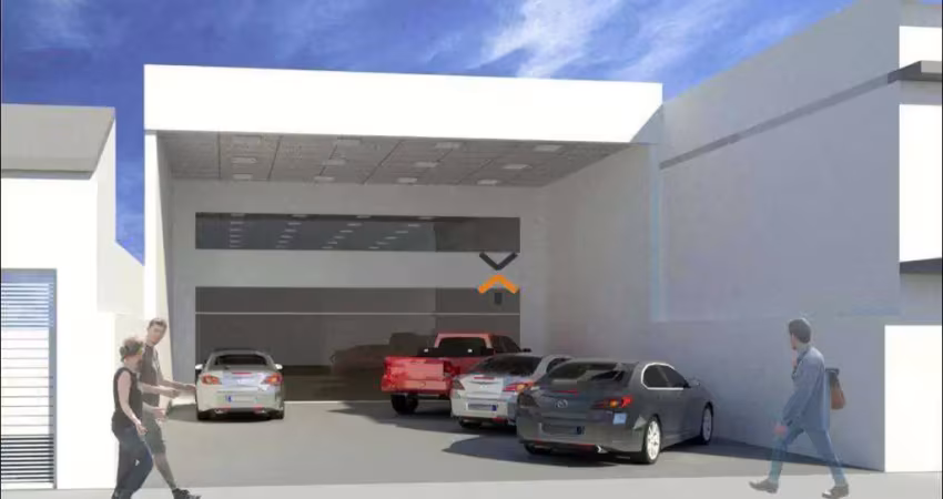 Galpão para alugar, 400 m² por r$ 15.593,31/mês - vila humaitá - santo andré/sp