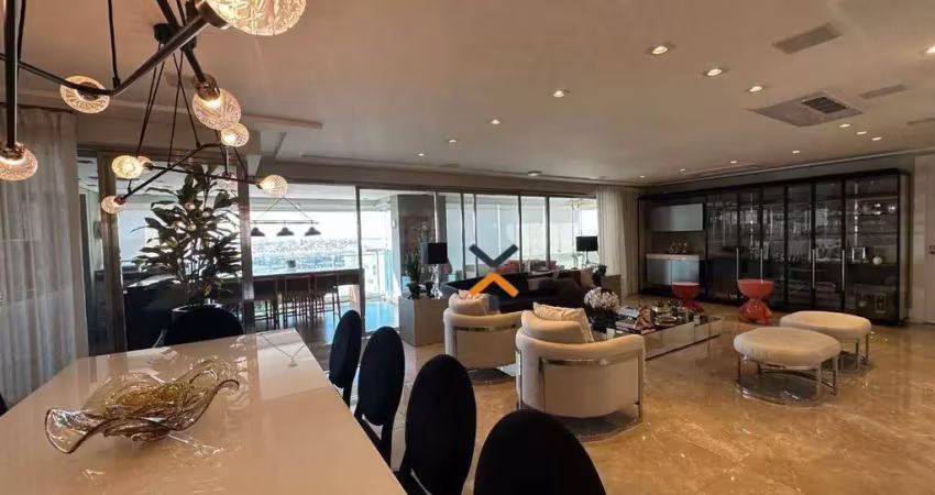 Apartamento com 3 dormitórios para alugar, 290 m² por r$ 20.000,00/mês - santo antônio - são caetano do sul/sp
