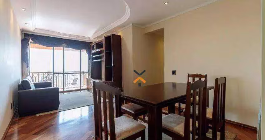 Apartamento com 3 dormitórios para alugar, 100 m² por r$ 7.220,00/mês - vila bastos - santo andré/sp