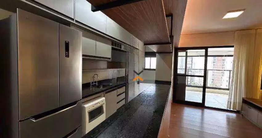 Apartamento com 2 dormitórios para alugar, 87 m² por r$ 5.950,00/mês - vila bastos - santo andré/sp