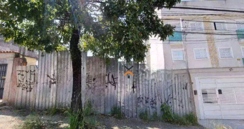Terreno à venda, 258 m² por r$ 580.000,00 - vila curuçá - santo andré/sp