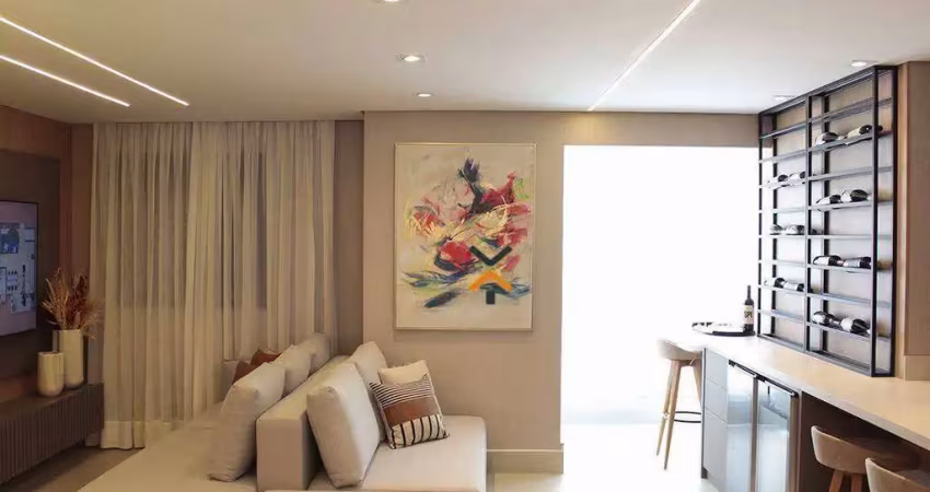Apartamento com 3 dormitórios à venda, 79 m² por r$ 753.500,00 - vila valparaíso - santo andré/sp