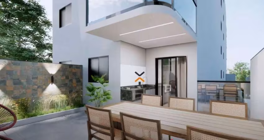 Apartamento garden com 2 dormitórios à venda, 72 m² por r$ 649.000,00 - campestre - santo andré/sp