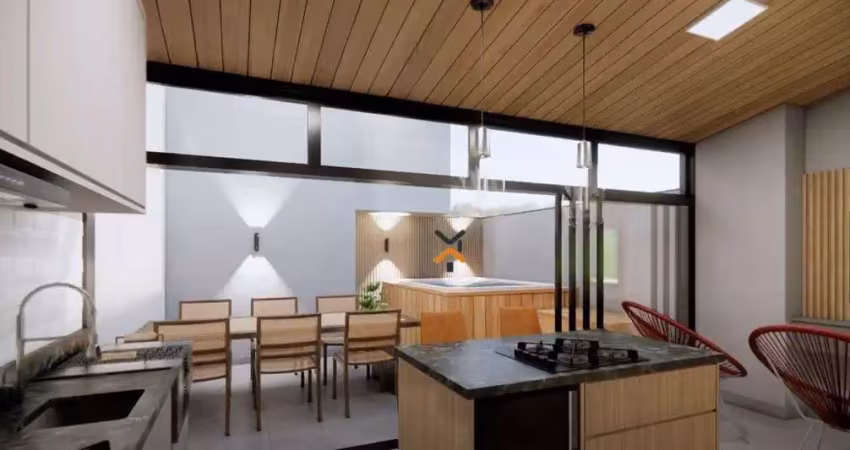 Cobertura com 2 dormitórios à venda, 112 m² por r$ 969.000,00 - campestre - santo andré/sp