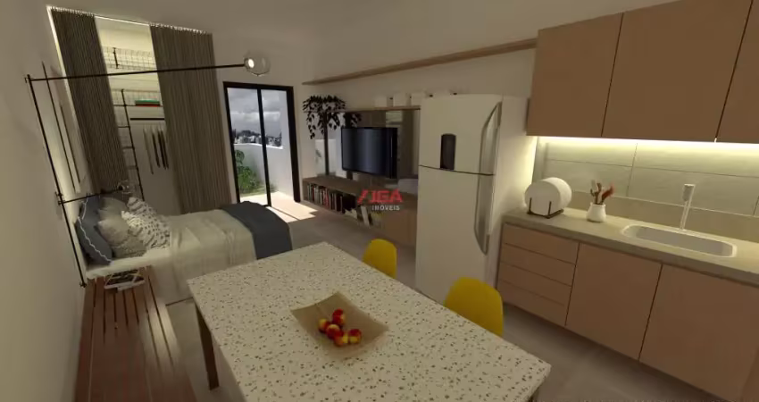 Kitnets studios de 24 a 30 m2 , 1 dormitório, cozinha , banheiro, sem garagem, no jardim marajoara