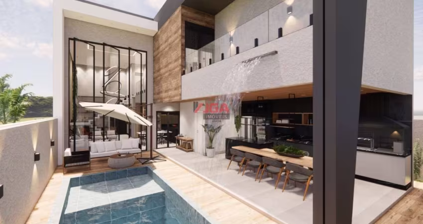 Imperdível oportunidade: Casa de alto padrão em condomínio à venda em Monte Mor-SP, Centro - 3 quartos, 3 suítes, 5 banheiros, 4 vagas, 221,62m²
