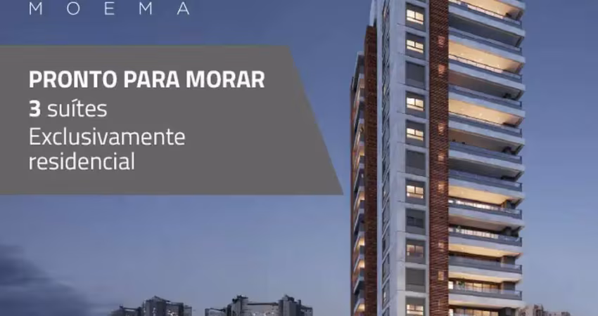 Apartamento com 3 quartos à venda na Alameda dos Nhambiquaras, Moema, São Paulo