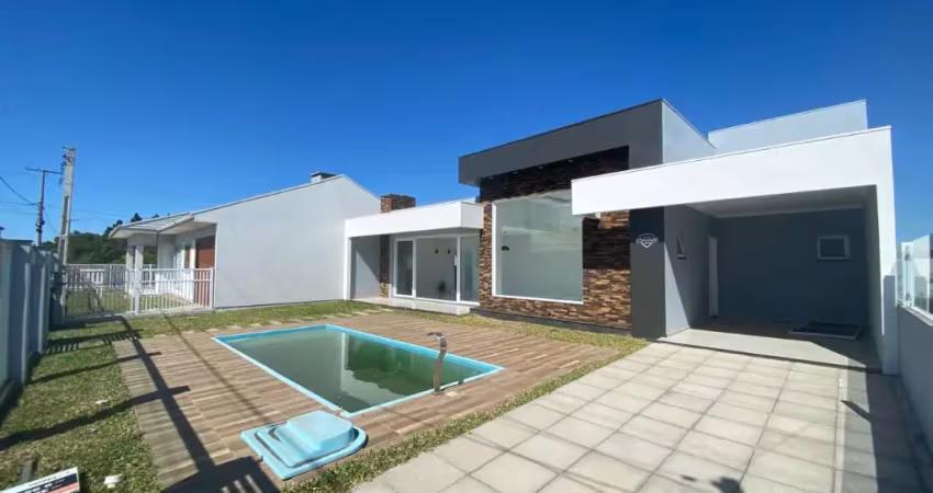 Casa localizado no balneário jardim raiante, em arroio do sal/rs. residência com 123m² a poucos metros do mar.