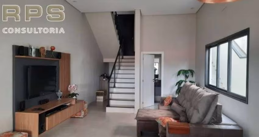 Com 3 suítes, possui 4 banheiros, 2 vagas de garagem, lavabo. Móveis Planejados, Portão Eletrônico, Armário Embutido, Churrasqueira