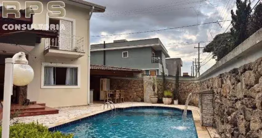 Casa para locação e venda na vila petrópolis em atibaia, 3 quartos sendo 1 suíte, escritório, área de lazer com piscina, espaço gourmet e jardim!