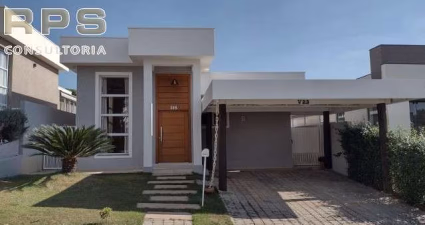 Casa térrea no Condomínio Terras de Atibaia I . Área construída : 145 m²  Imóvel com 03 dormitórios, sendo 01 suite  Sala 2 ambientes, piscina .