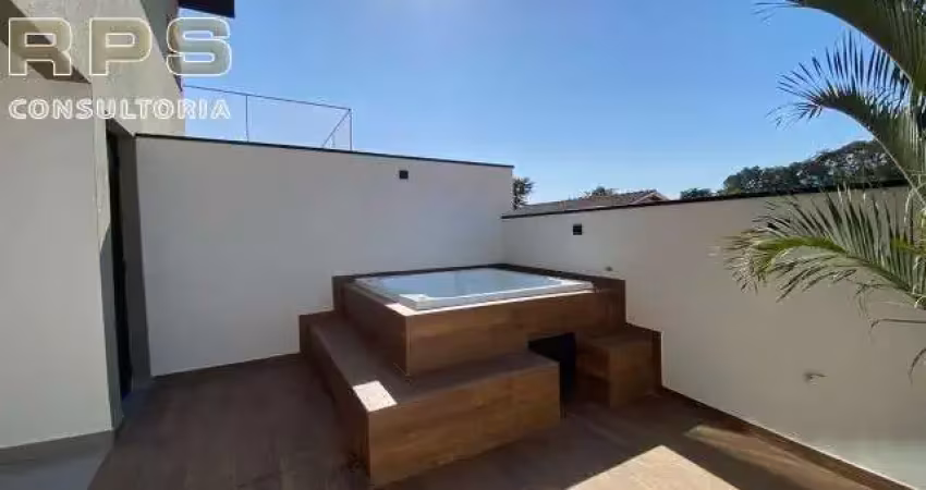 Casa nova no Jardim Maristela em Atibaia , com 03 suites , spa , churrasqueira com área gourmet , cozinha com depósito , lavabo , sala , garagem