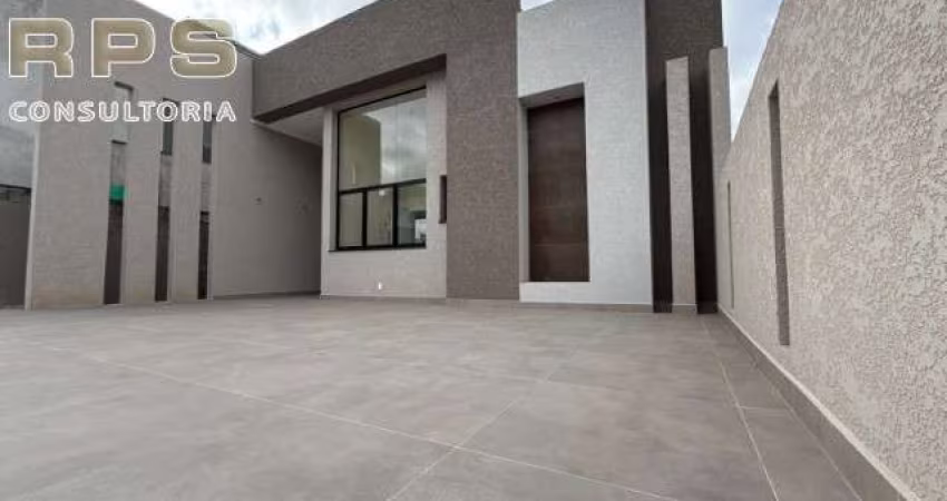 Casa nova à venda no Condomínio Buona Vita em Atibaia, 3 suítes sendo uma com closet, Home office, Piscina, Salas integradas com área gourmet