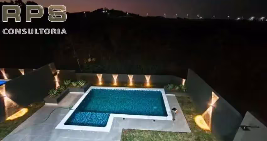 Casa no serras de atibaia ii , 03 dormitórios , 01 suíte, sala 2 ambientes, cozinha americana - piscina e área gourmet , quintal