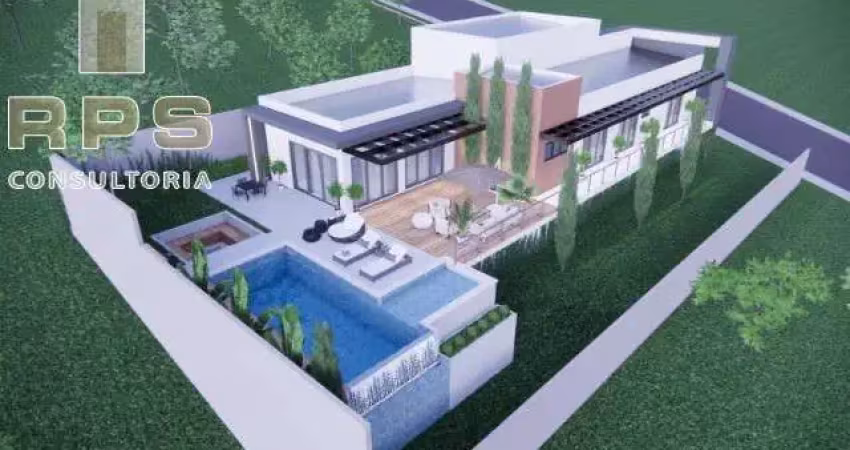 Casa a venda em atibaia com 3 quartos sendo 3 suítes e 6 vagas no condomínio shambala iii, piscina , escritório com banheiro, área gourmet