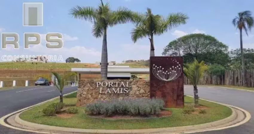 Terreno no condomínio portal lamis, pronto para construir, lazer completo e acesso pela cidade sem necessidade de pegar rodovia!