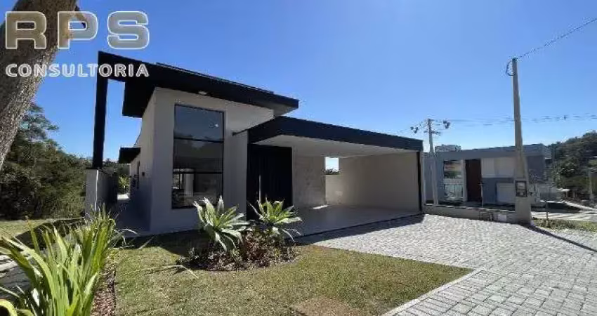 Lançamento reserva são nicolau : a/c 190 m². casa com 3 suítes, salas de estar e jantar, pé direito duplo e conceito aberto integrando área gourmet